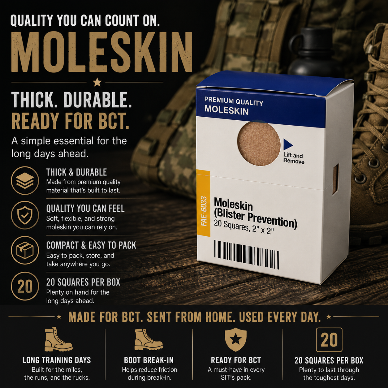 Moleskin Pads